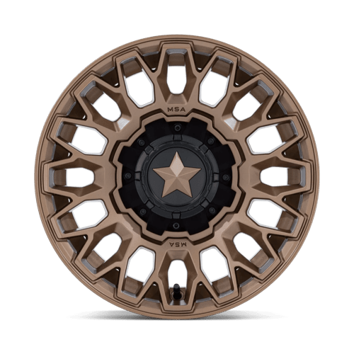 20X7 MSA Offroad Wheels M50 CLUBBER MATTE BRONZE 5X114.3