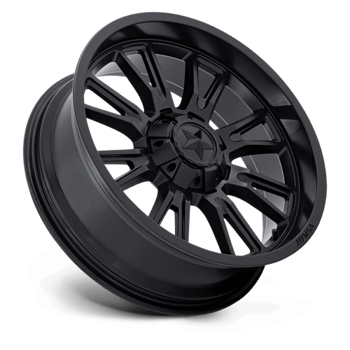 20X7 MSA Offroad Wheels M51 THUNDERLIPS MATTE BLACK 4X137/4X156