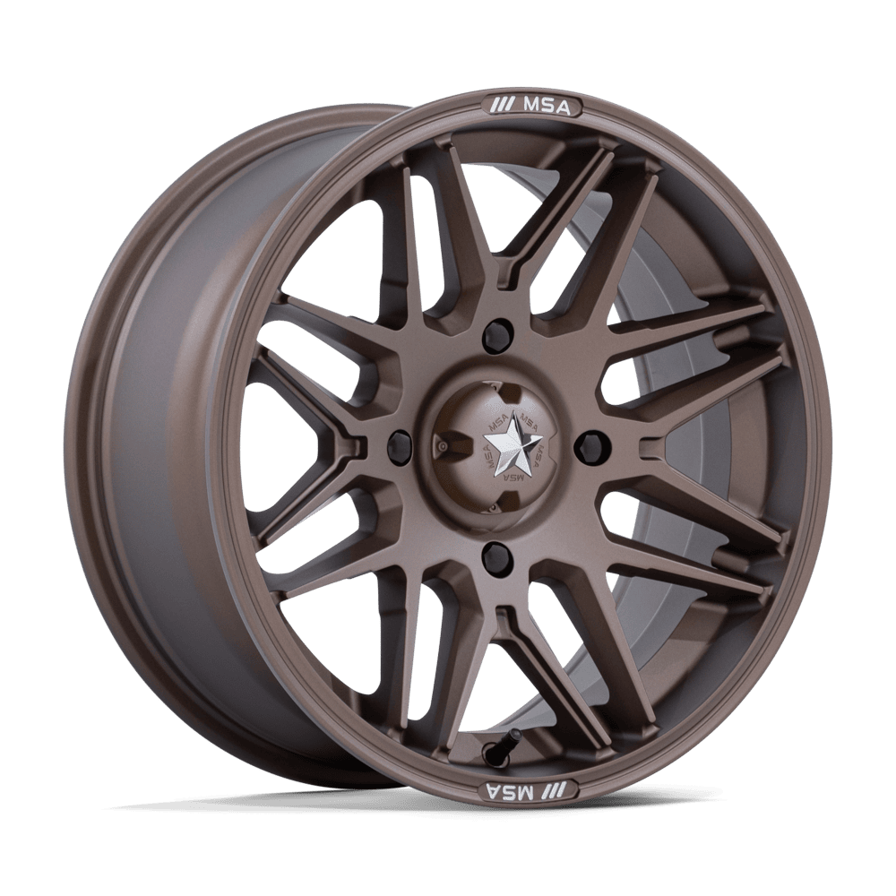 14X7 MSA Offroad Wheels M52 RADAR UTV MATTE BRONZE 4X110