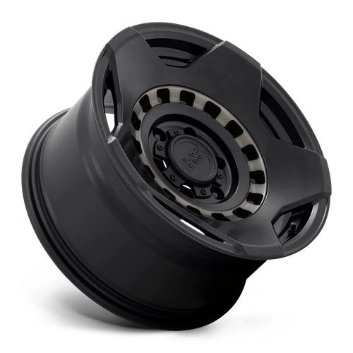 17" Black Rhino Hard Alloys MUZZLE MATTE BLACK W/ MACH TINT RING 6X135