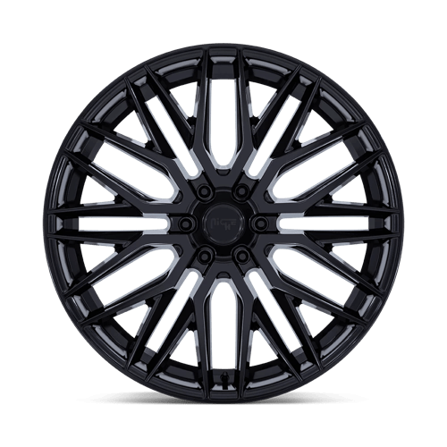 22X9.5 Niche 1PC M224 GAMMA GLOSS BLACK 6X135