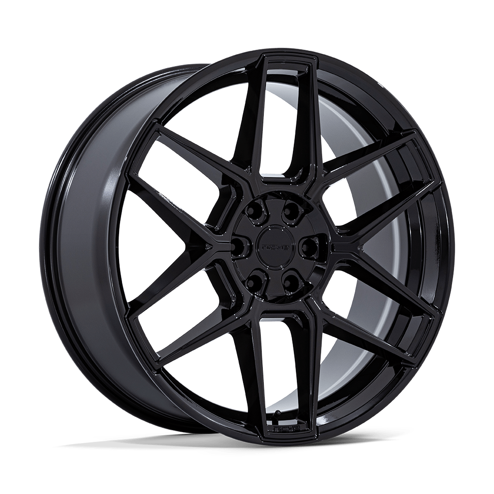 22X9.5 Niche 1PC NC281 RISE GLOSS BLACK 5X127