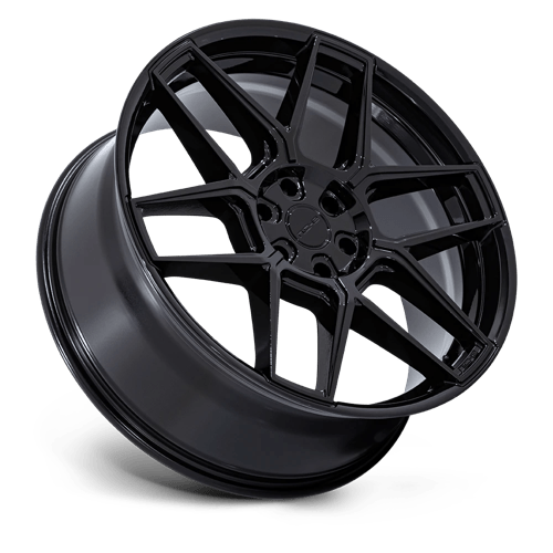 22X9.5 Niche 1PC NC281 RISE GLOSS BLACK 5X127