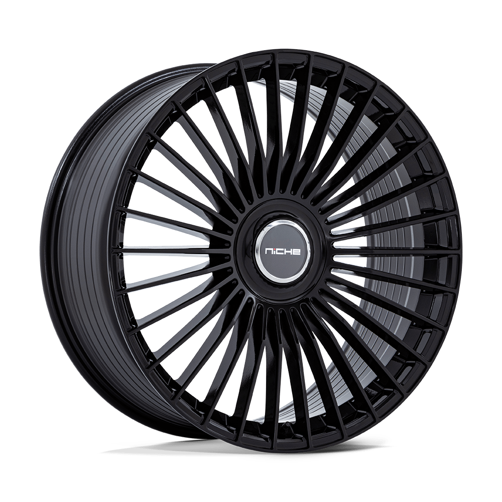 20X10.5 Niche 1PC NC282 SERENE GLOSS BLACK 5X112/5X114.3