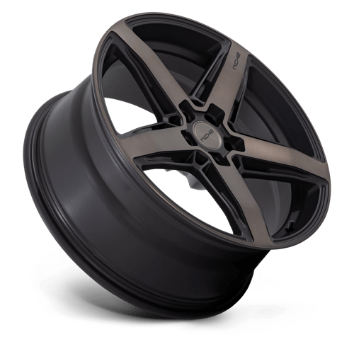 20X9 Niche 1PC M271 TERAMO MATTE BLACK W DOUBLE DARK TINT 5X114.3