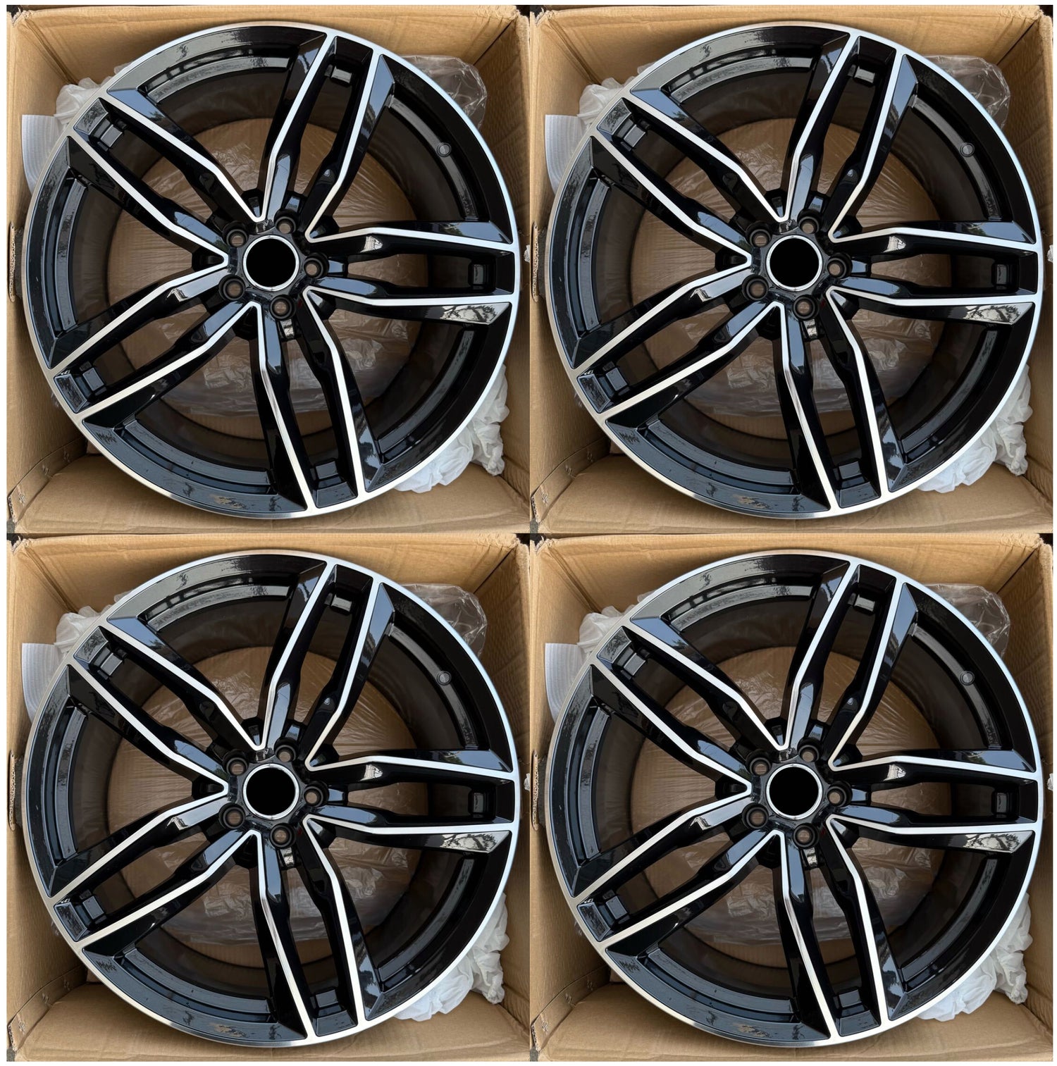 21” Rims - Made to Fit Audi Q7 | OE Style | 2016 2017 2018 2019 2020 2021 2022 2023 2024 2025 21x9 Wheels Brand New