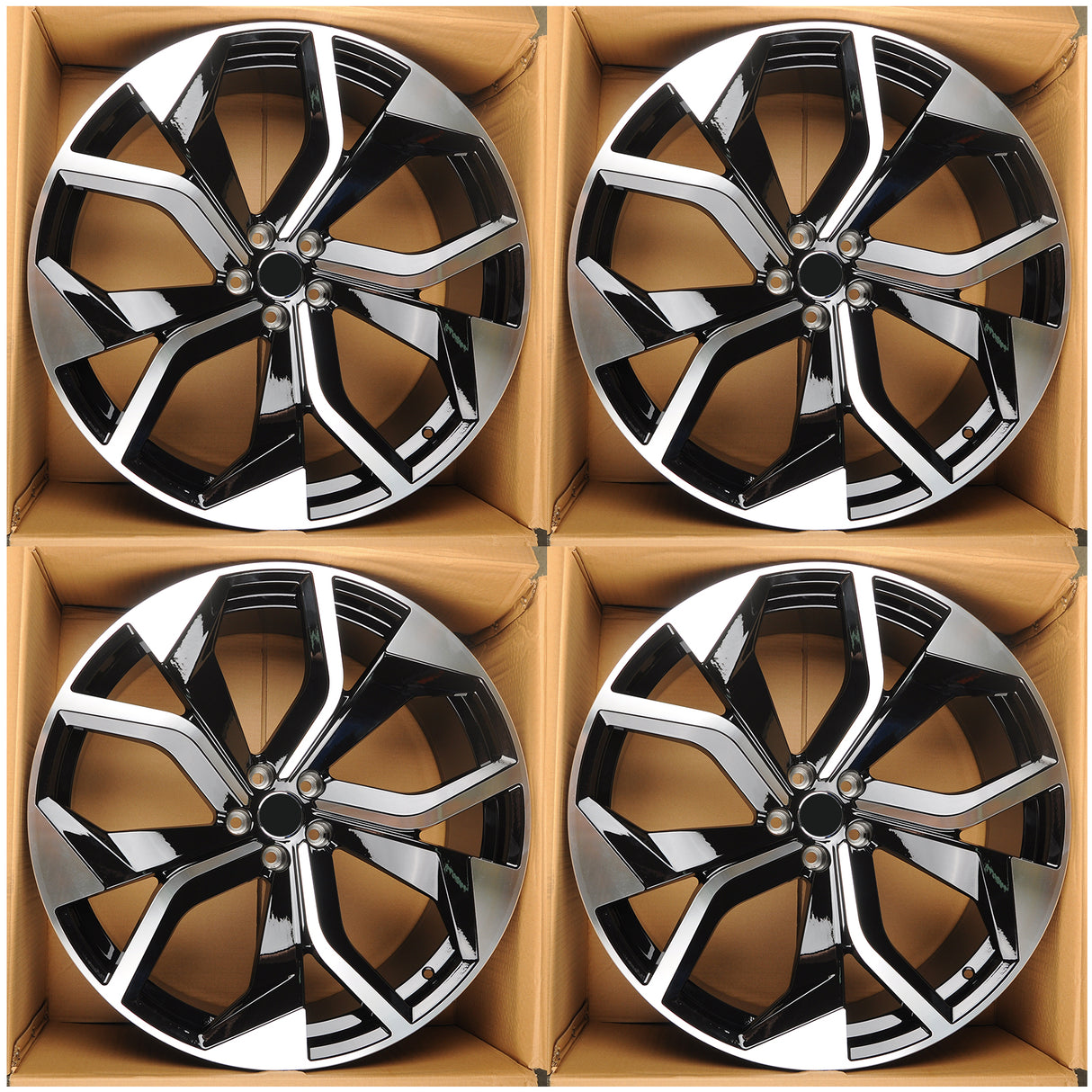 22” Rims - Made to Fit Audi Q7 | OE Style | 2016 2017 2018 2019 2020 2021 2022 2023 2024 2025 22x10 Wheels Brand New