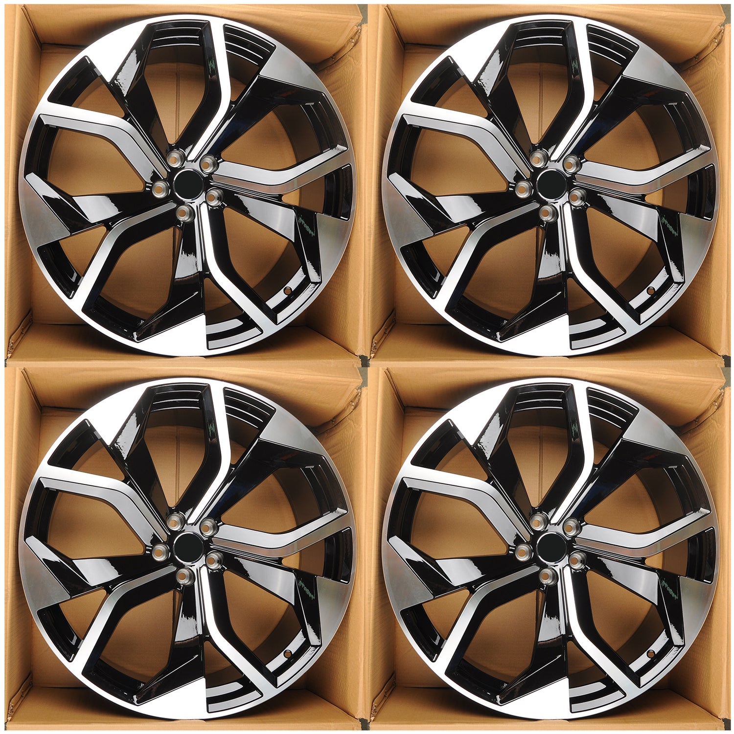 22” Rims - Made to Fit Audi Q7 | OE Style | 2016 2017 2018 2019 2020 2021 2022 2023 2024 2025 22x10 Wheels Brand New