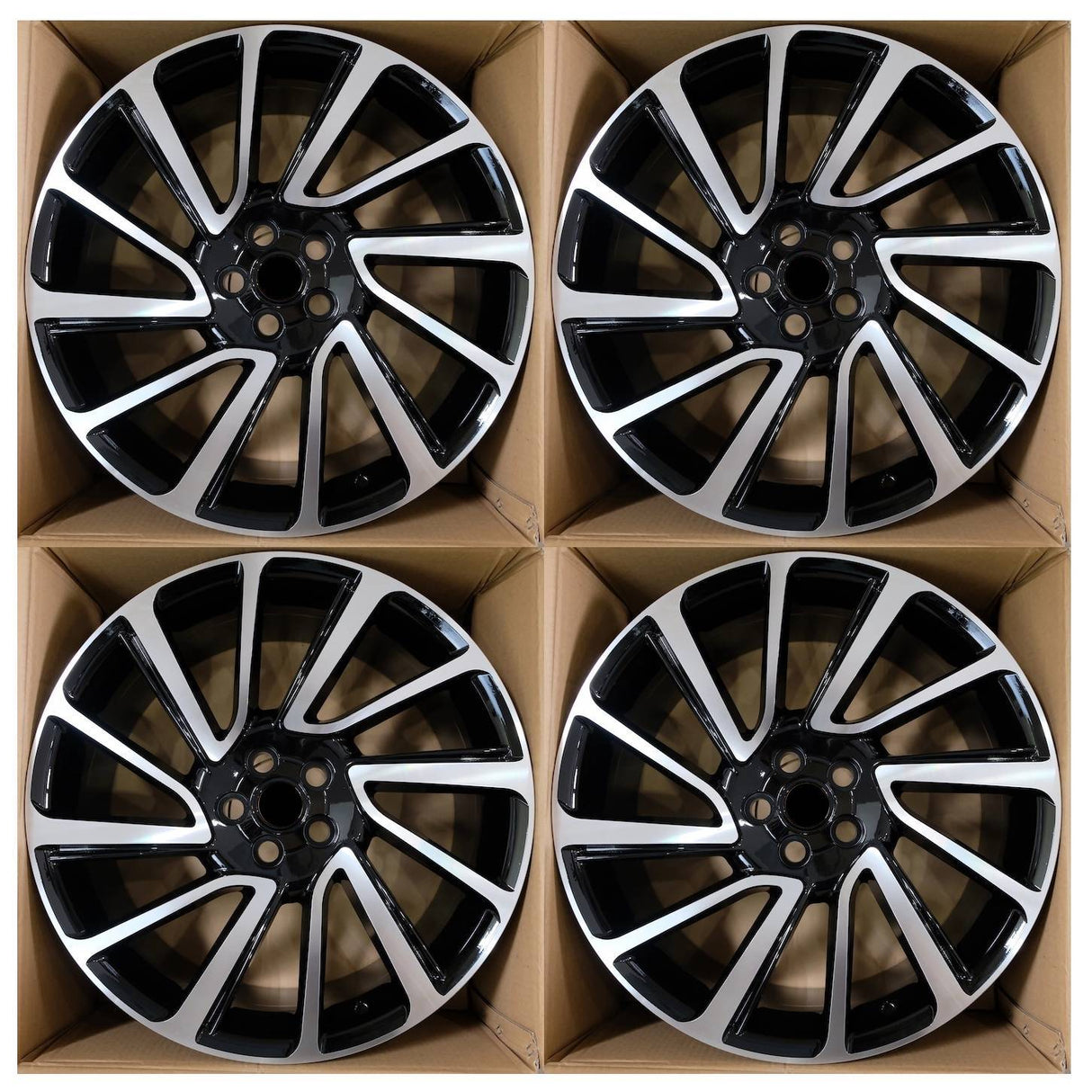 22” Rims - Made to Fit Land Rover LR4, LR4 HSE, LR4 HSE Luxury, LR4 Autobiography, LR4 SE | OE Style | 2010 2011 2012 2013 2014 2015 2016 | 22x9.5 Wheels Brand New - Model 50