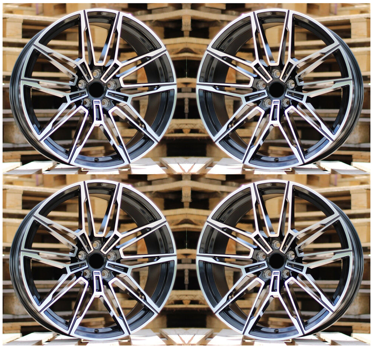 20” Rims - Made to Fit BMW 750i 750i xDrive | OE Style | 2009 2010 2011 2012 2013 2014 2015 20x8.5/9.5 Wheels Brand New