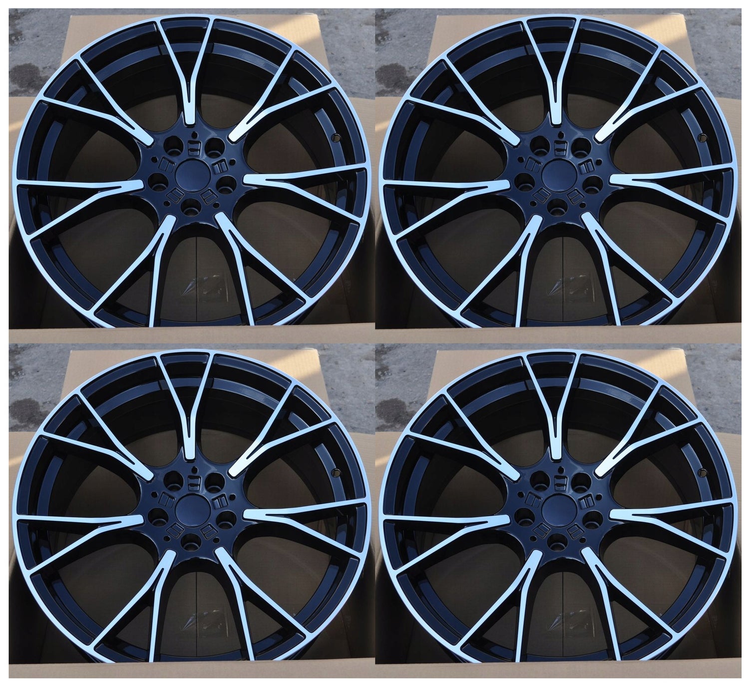 20” Rims - Made to Fit BMW 740i | OE Style | 2011 2012 2013 2014 2015 20x8.5/9.5 Wheels Brand New