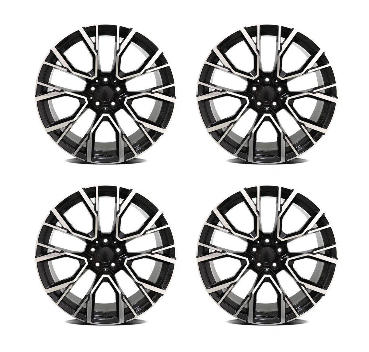 22” Rims – Made to Fit BMW X5 sDrive / xDrive / M / M50d | OE Style | 2008 2009 2010 2011 2012 2013 2014 2015 2016 2017 2018 22x9.5/10.5 Wheels Brand New – Model 26
