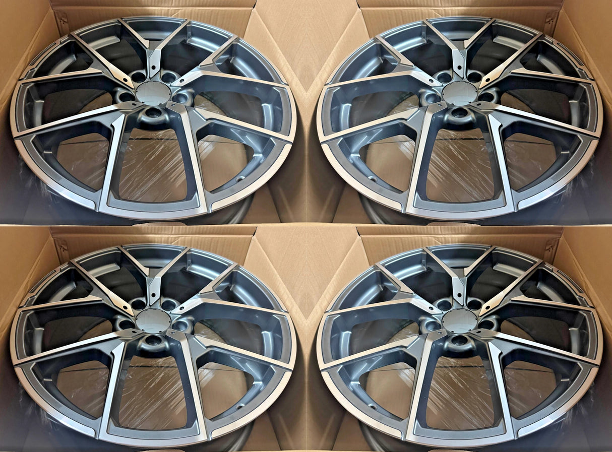 20” Rims - Made to Fit Mercedes-Benz C 300 (RWD), C 300 4MATIC (AWD), C 300e (plug-in hybrid), AMG C 43, AMG C 63 S | OE Style | 2020 2021 2022 2023 2024 2025 2026 | 20x8.5/9.5 Wheels Brand New - Model 39
