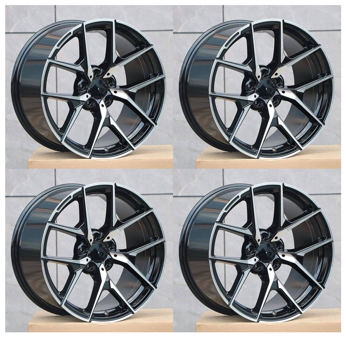 20” Rims - Made to Fit Mercedes-Benz C 300 (RWD), C 300 4MATIC (AWD), C 300e (plug-in hybrid), AMG C 43, AMG C 63 S | OE Style | 2020 2021 2022 2023 2024 2025 2026 | 20x8.5/9.5 Wheels Brand New - Model 40