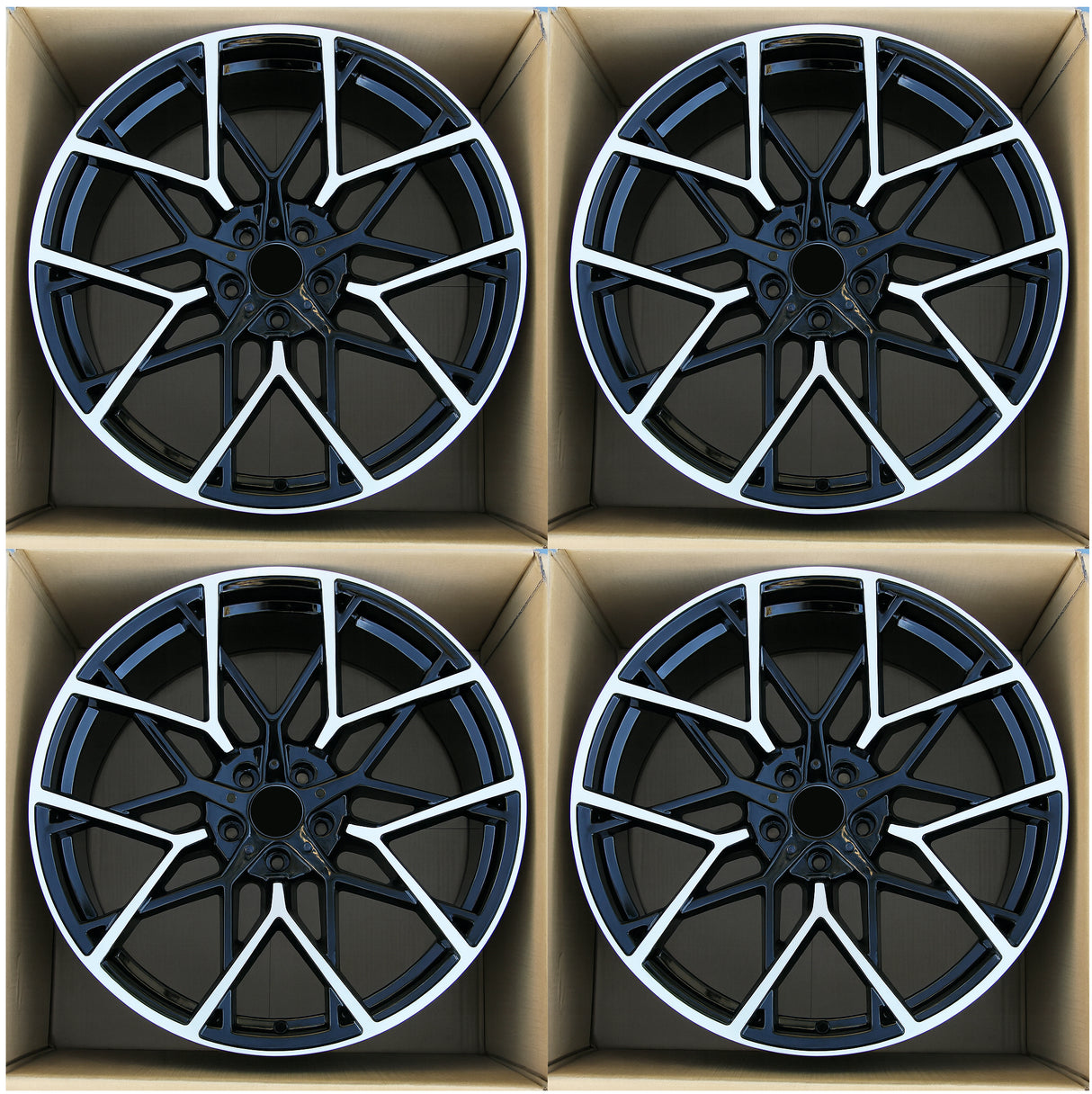 20” Rims - Made to Fit BMW 330i, 330i xDrive, 330e, 330e xDrive, M340i, M340i xDrive, M3, M3 Competition | OE Style | 2020 2021 2022 2023 2024 2025 2026 | 20x8.5/9.5 Wheels Brand New - Model 47