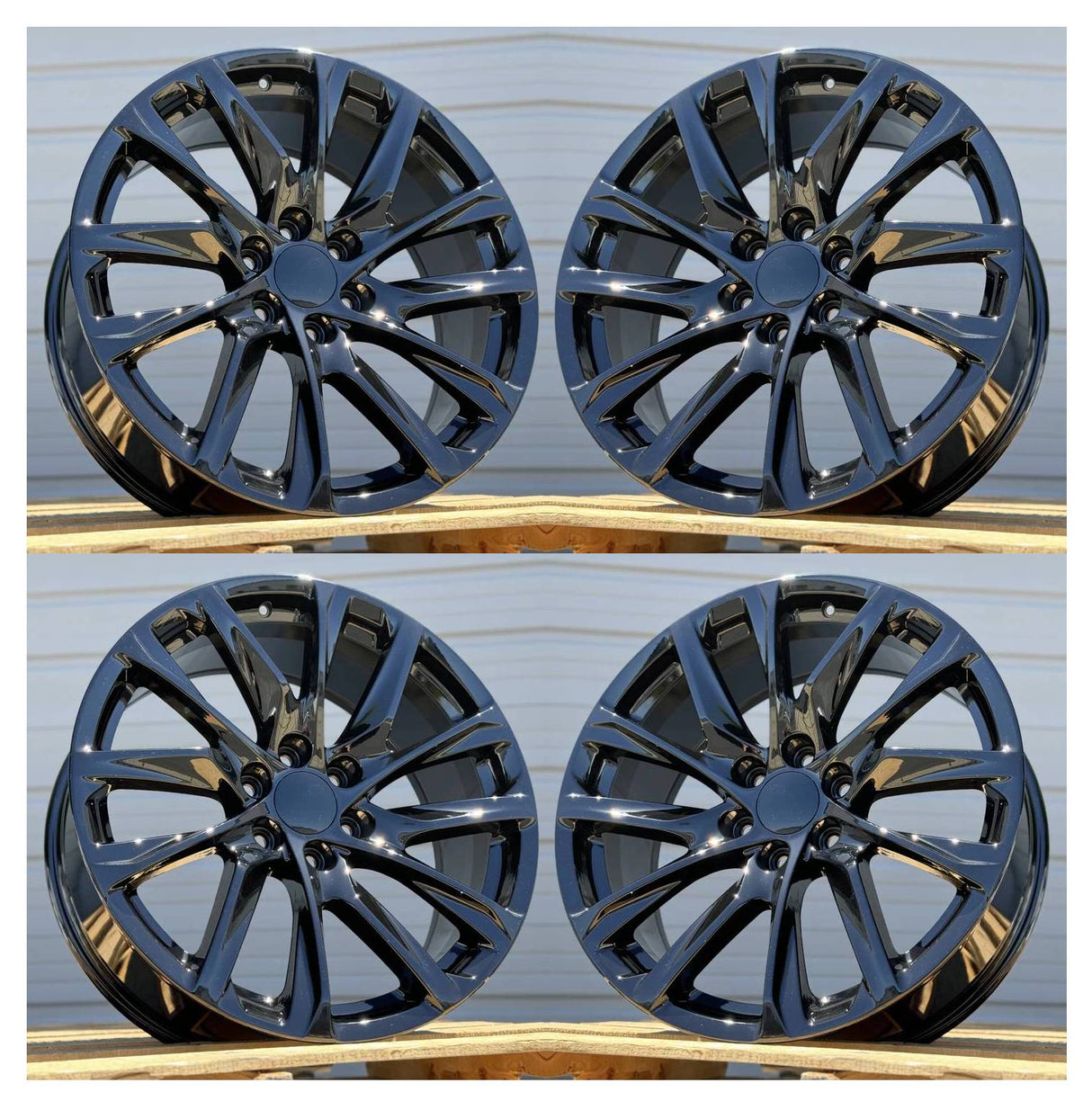 22” Rims - Made to Fit Chevrolet Colorado, WT, LT, Trail Boss, Z71, ZR2 | OE Style | 2024 2025 2026 | 22x9 Wheels Brand New - Model 67