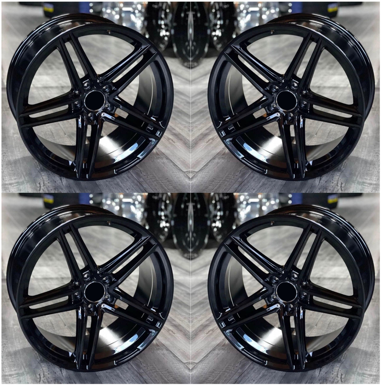 19” Rims - Made to Fit Mercedes-Benz S 500 4MATIC, S 580 4MATIC, S 580e, Maybach S 580 4MATIC, Maybach S 680 4MATIC, AMG S 63 E Performance | OE Style | 2020 2021 2022 2023 2024 2025 2026 | 19x8.5/9.5 Wheels Brand New - Model 35