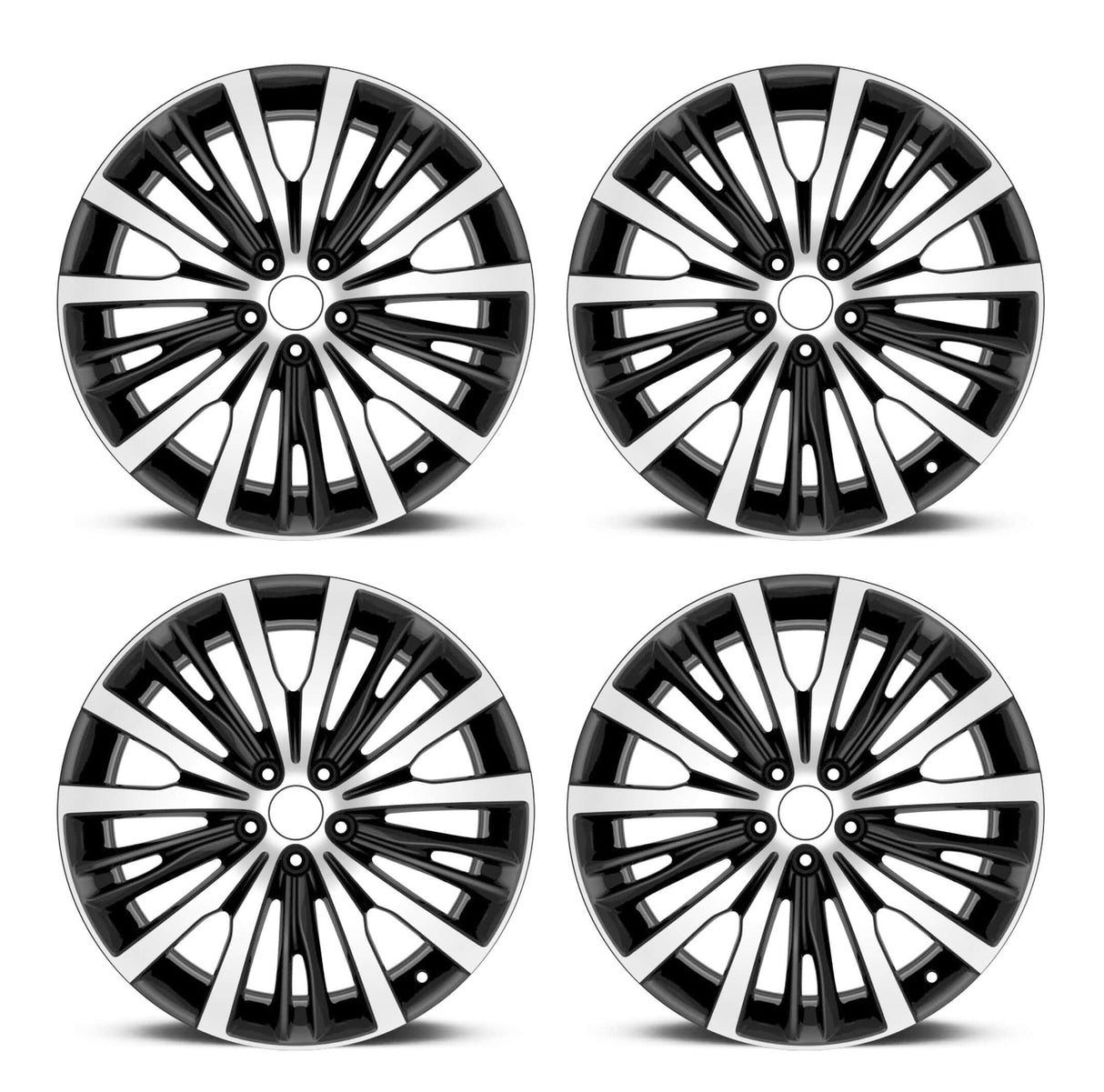 20” Infiniti Q45 Rims 1992 1993 1994 1995 1996 1997 1998 1999 2000 2001 2002 2003 2004 2005 2006 OEM Original Wheels 20x8 Gun Metal with Machine Face