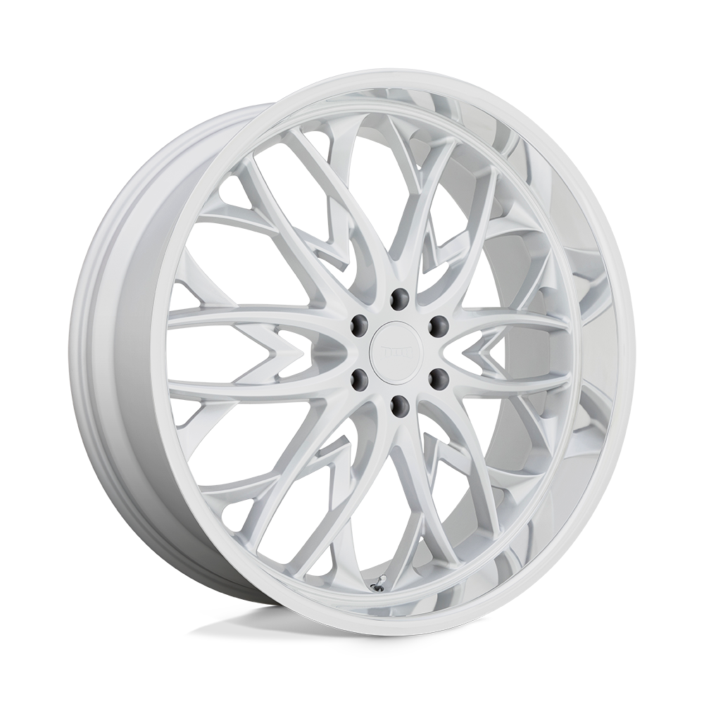 22X9.5 DUB 1PC S264 OG SILVER W/ DIAMOND CUT LIP 6X139.7