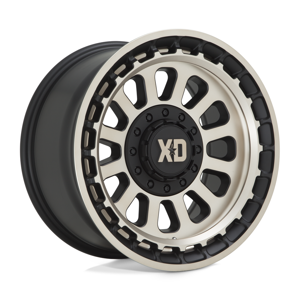 20X10 XD XD856 OMEGA SATIN BLACK W/ BRONZE TINT BLANK