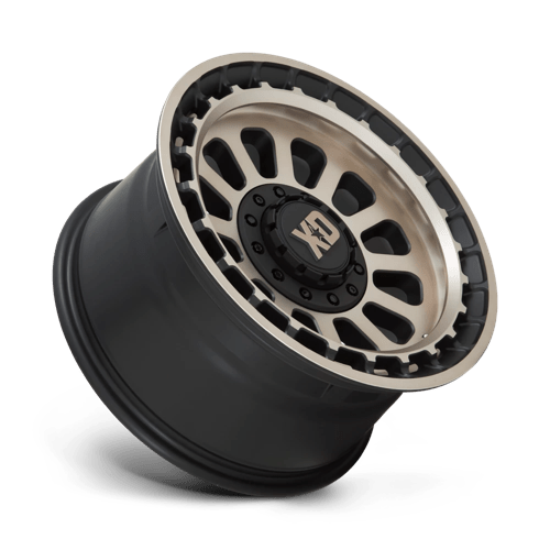 20X10 XD XD856 OMEGA SATIN BLACK W/ BRONZE TINT BLANK