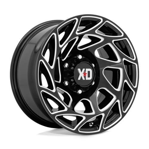 20X12 XD XD860 ONSLAUGHT GLOSS BLACK MILLED 5X127
