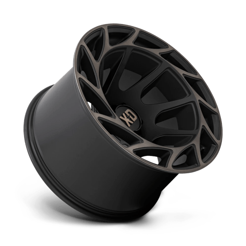 20X12 XD XD860 ONSLAUGHT SATIN BLACK W/ BRONZE TINT 6X135