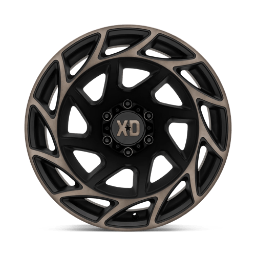 20X12 XD XD860 ONSLAUGHT SATIN BLACK W/ BRONZE TINT 6X139.7