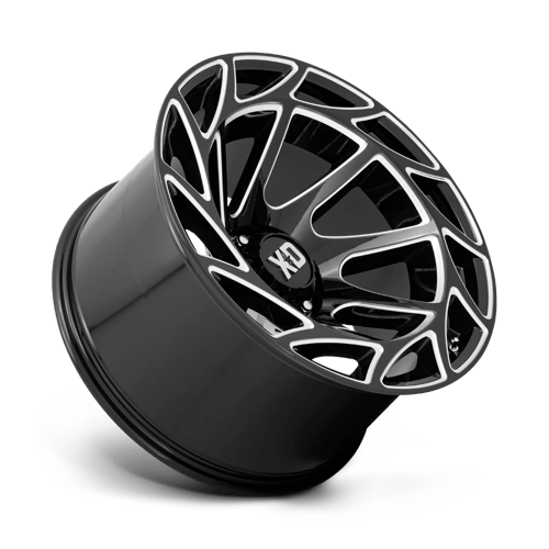 22X12 XD XD860 ONSLAUGHT GLOSS BLACK MILLED 6X139.7