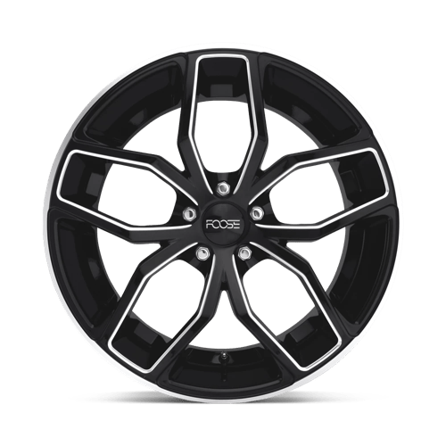 20X10 Foose 1PC F150 OUTCAST GLOSS BLACK MILLED 5X120