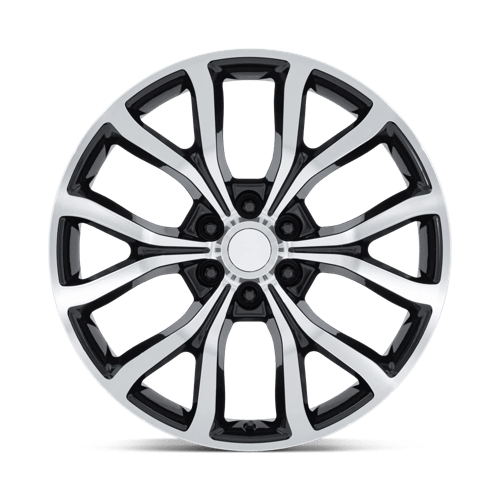 24X10 Performance Replicas PR230 GLOSS BLACK W/ MACHINED FACE 6X135