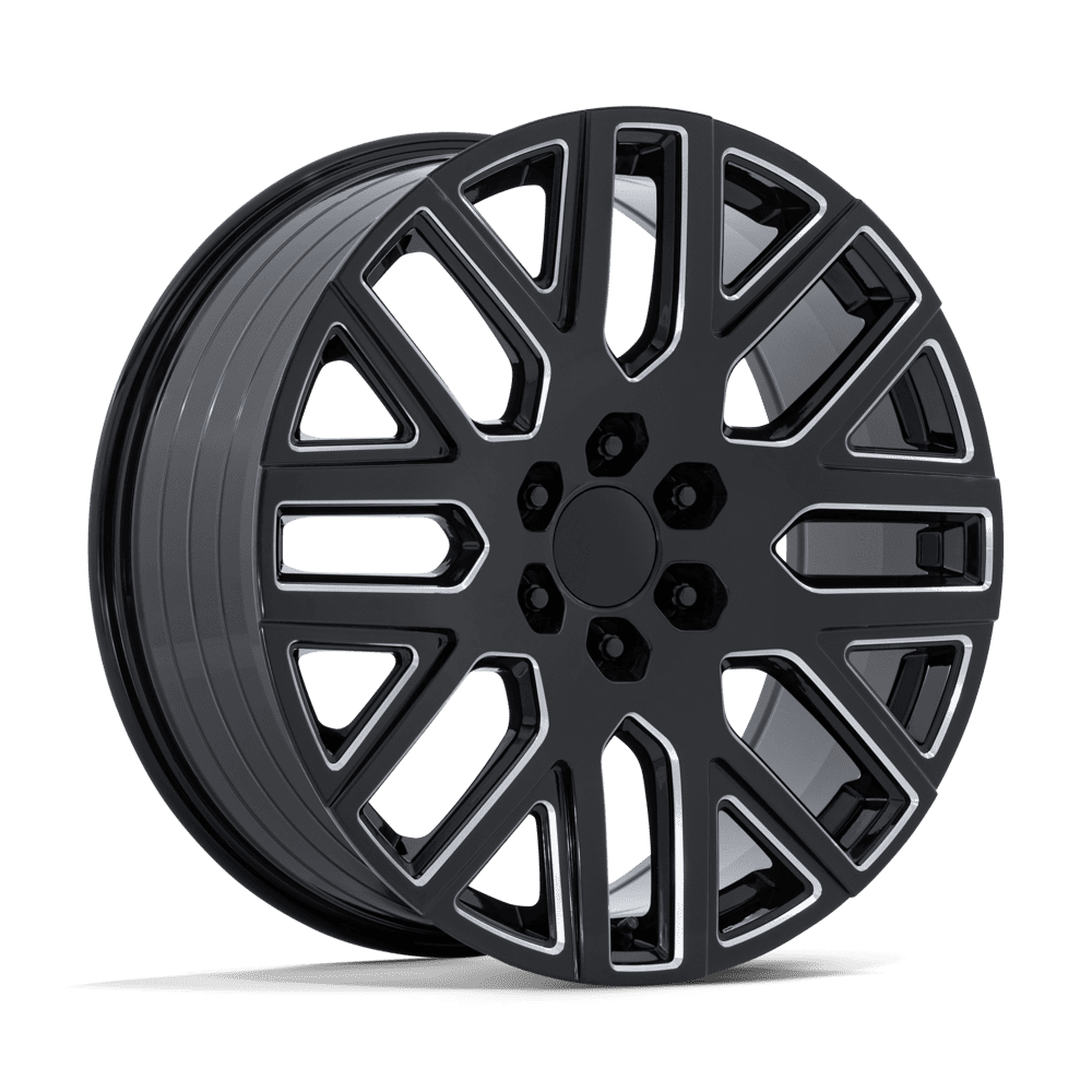22X9 Performance Replicas PR231 GLOSS BLACK MILLED 6X139.7