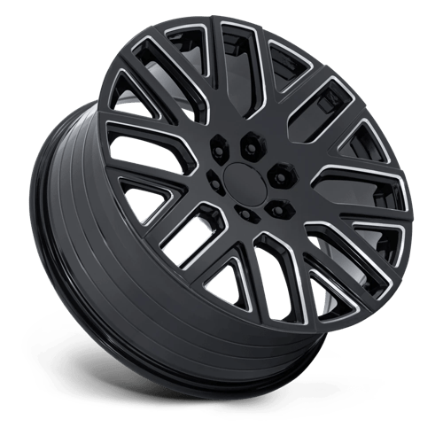 22X9 Performance Replicas PR231 GLOSS BLACK MILLED 6X139.7