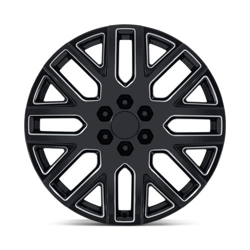 22X9 Performance Replicas PR231 GLOSS BLACK MILLED 6X139.7