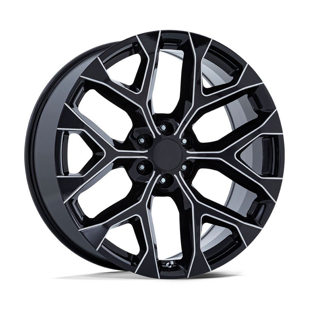 26" Performance Replicas PR177 GLOSS BLACK MILLED 6X139.7