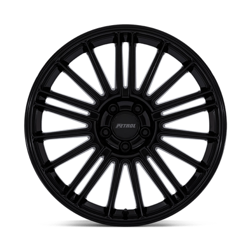 17X8 Petrol PE001 P1D GLOSS BLACK 5X120