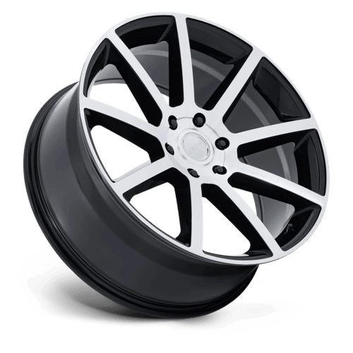 22X9.5 Petrol PE007 P6E GLOSS BLACK W/ MACHINED FACE 6X139.7