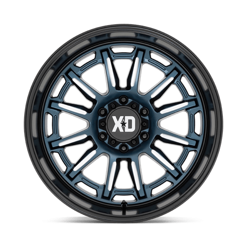 20X9 XD XD865 PHOENIX METALLIC BLUE MILLED W/ BLK LP 6X135