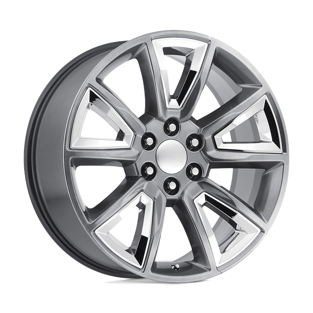 22X9 Performance Replicas PR168 HYPER SILVER W/ CHR ACCENTS 6X139.7