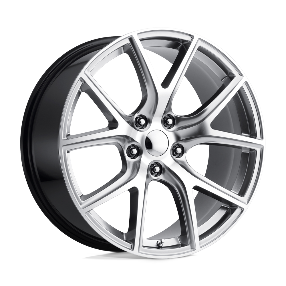20" Performance Replicas PR181 HYPER SILVER MACHINED 5X127