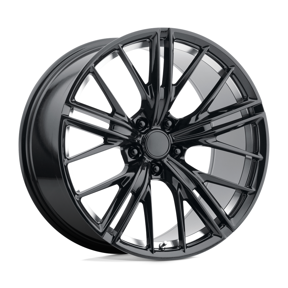 20X10 Performance Replicas PR194 GLOSS BLACK MACHINED 5X120