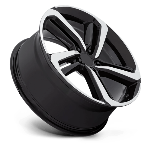 18" Performance Replicas PR216 GLOSS BLACK MACHINED 5X114.3