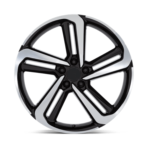 18" Performance Replicas PR216 GLOSS BLACK MACHINED 5X114.3