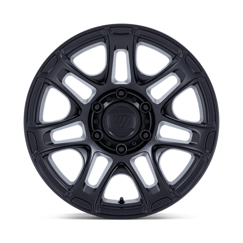 17X8 Pro Comp Alloys PA204 ROUGHNECK MATTE BLACK 5X114.3