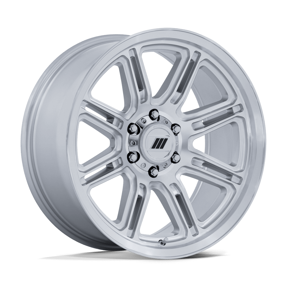 20X9 Pro Comp Alloys PA206 SNARE GLOSS SILVER W/ MACHINED FACE 5X139.7
