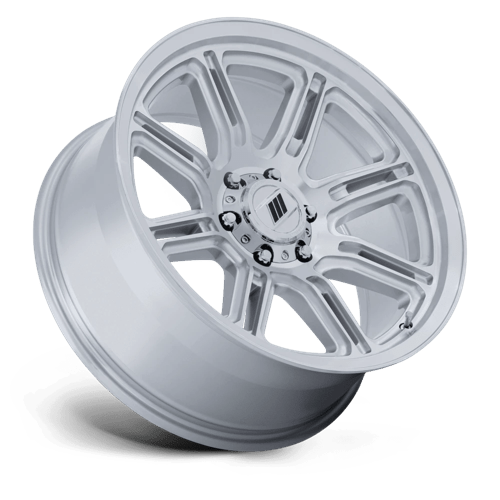 17X8 Pro Comp Alloys PA206 SNARE GLOSS SILVER W/ MACHINED FACE 5X127