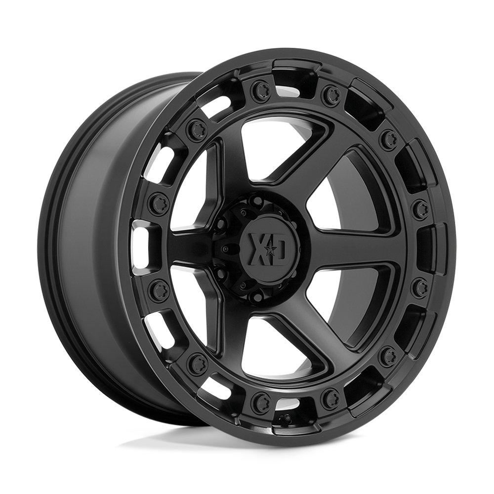 17X9 XD XD862 RAID SATIN BLACK 5X127