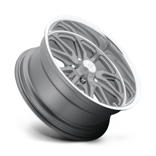 20X10.5 US Mag 1PC U111 RAMBLER TEXTURED GRAY W/ DC LIP 5X127