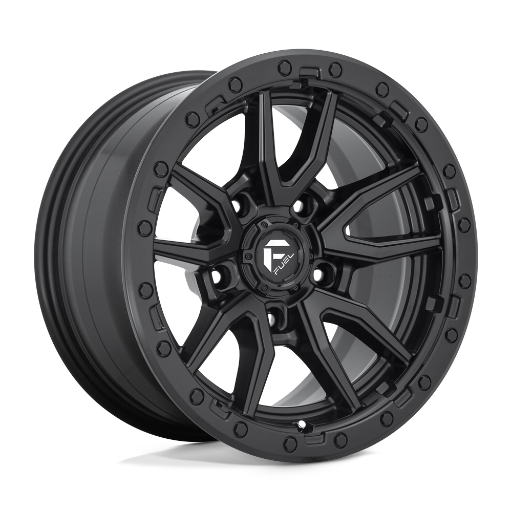 17X9 Fuel 1PC D679 REBEL RIMS - MATTE BLACK 5X127