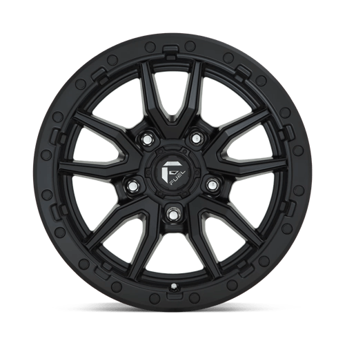 17X9 Fuel 1PC D679 REBEL RIMS - MATTE BLACK 5X127